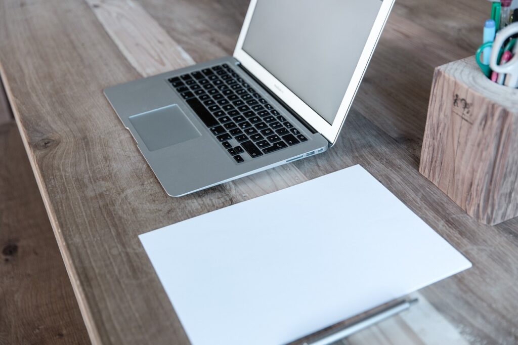 Home office for remote business work.